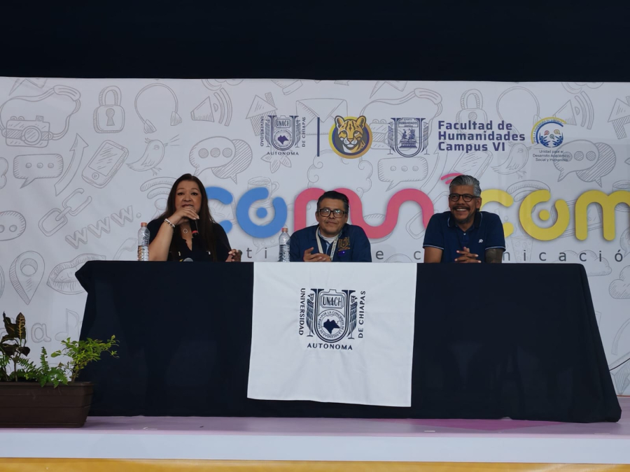 Participa Gaceta UNACH con éxito en Festival Comunicom de Facultad Humanidades