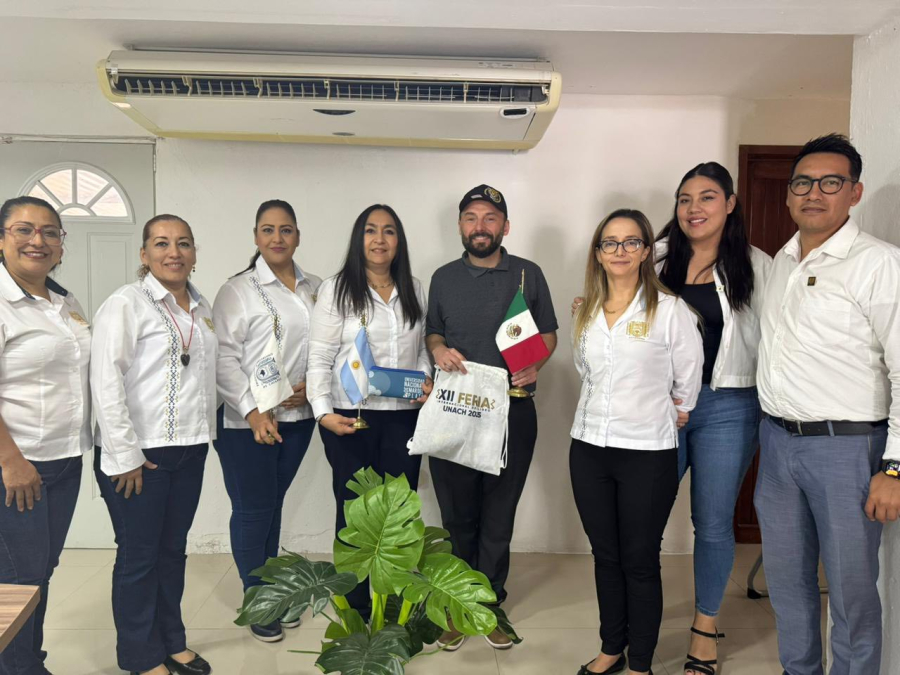 Recibe UNACH a académico argentino en marco del Programa de Intercambio Latinoamericano PILA-ANUIES