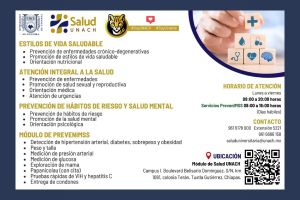 Fortalece UNACH la salud integral de su comunidad con servicios gratuitos en el Módulo de Salud