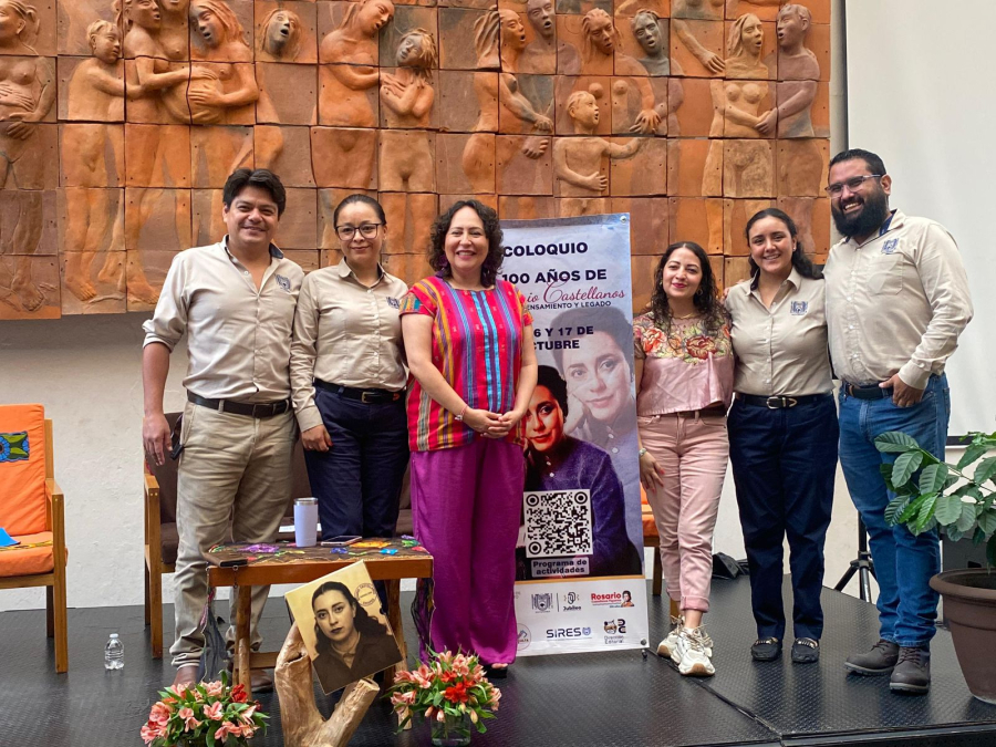 Anuncian UNACH y Coneculta programa del Coloquio A 100 años de Rosario Castellanos