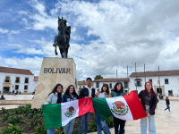 Estudiante de FCA C-I fortalece su formación académica mediante movilidad internacional en Colombia