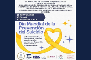 Se suma Comitán al Día Mundial de la Prevención del Suicidio con un llamado a la esperanza