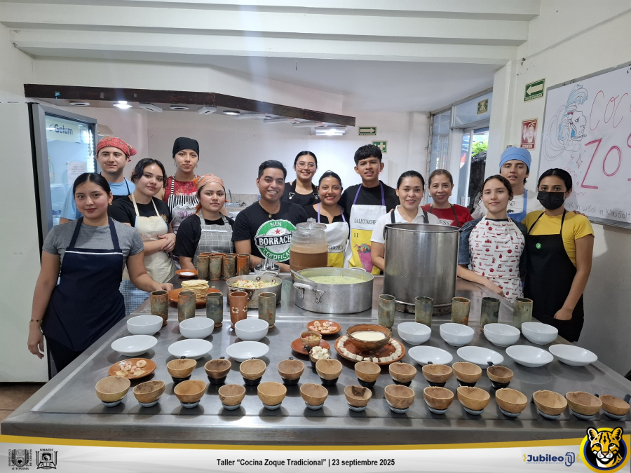 Realiza UNACH Taller de Cocina Zoque Tradicional en la FCA C-I