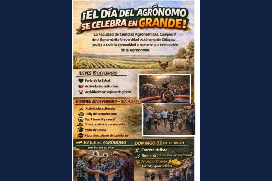 La Facultad de Ciencias Agronómicas Campus V celebra el Día del Agrónomo con una jornada académica, cultural y deportiva