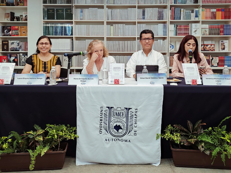 Analiza UNACH violencia política por género en la FILUNACH 2025