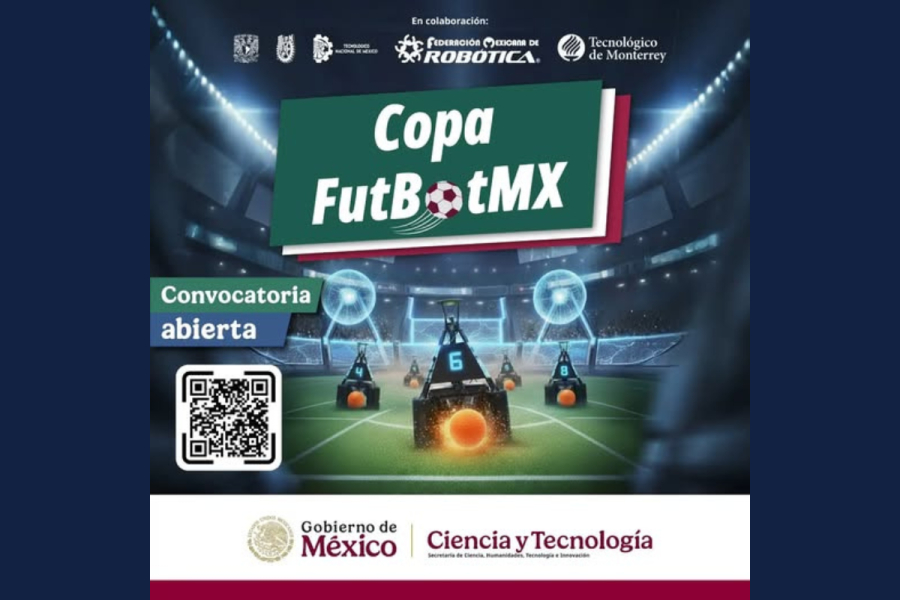 SECIHTI Convoca a Participación en la Copa FutBotMx, Evento Nacional de Robótica Rumbo al Mundial 2026