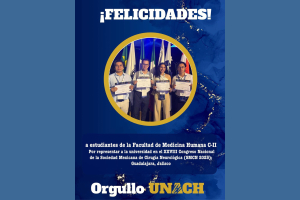 Estudiantes de Medicina de la UNACH Destacan en Congreso Nacional de Cirugía Neurológica