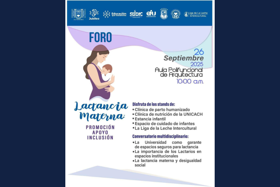 Organiza UNACH Foro sobre Lactancia Materna con enfoque de inclusión y derechos