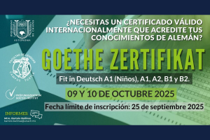 Aplicará UNACH exámenes de certificación de alemán del Goethe-Institut