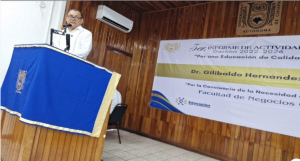 Director de la Facultad de Negocios de la UNACH Campus Tapachula rinde Tercer Informe de Actividades 2022-2026