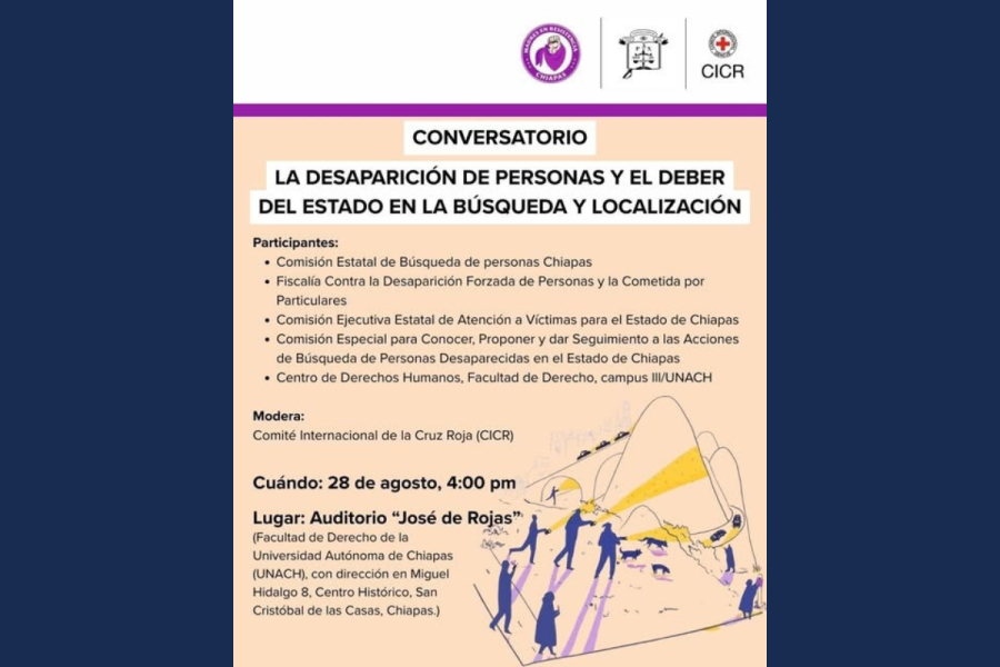 Abre espacio UNACH al análisis acerca del fenómeno de la desaparición de personas en Chiapas