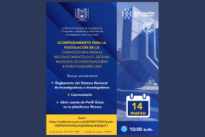 UNACH invita a sesión informativa sobre la Convocatoria 2025 del SNII