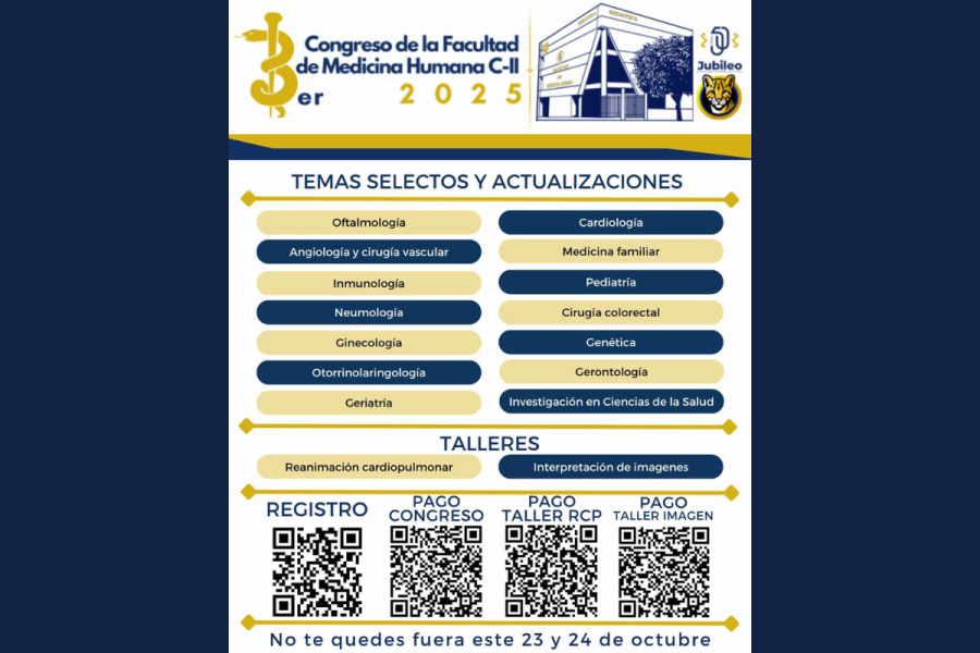 Facultad de Medicina Humana Campus II convoca al 3er Congreso de la Facultad de Medicina Humana C-II