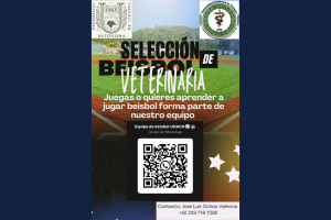 Convoca UNACH a integrar el equipo de béisbol de la Facultad de Medicina Veterinaria y Zootecnia