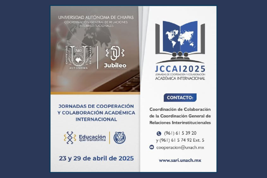 UNACH organiza Jornadas de Cooperación Académica Internacional