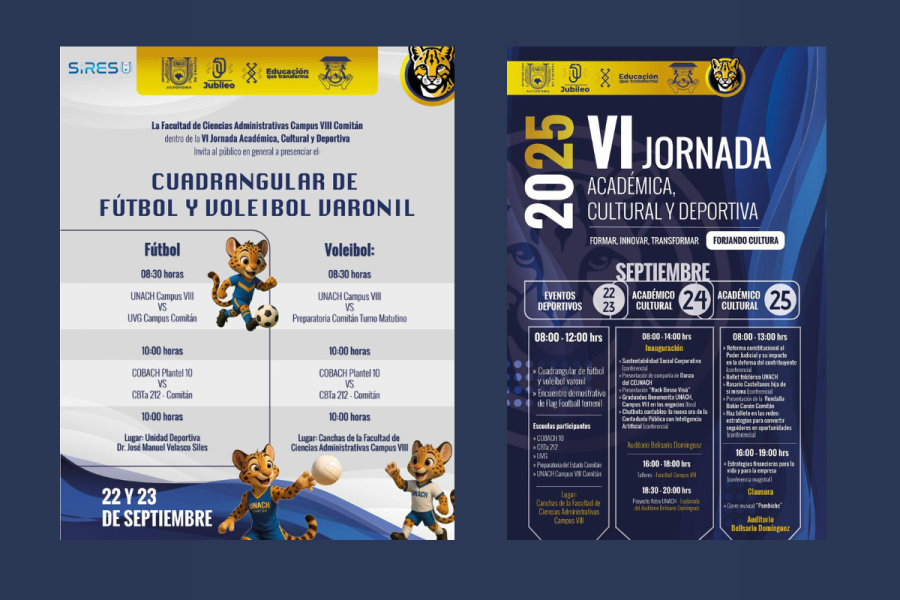 Celebra UNACH en Comitán su 32º Aniversario con la VI Jornada Académica, Cultural y Deportiva