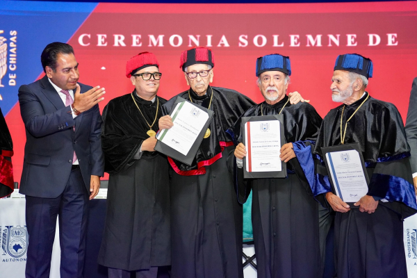 La Benemérita UNACH honra a tres pilares de la historia mesoamericana