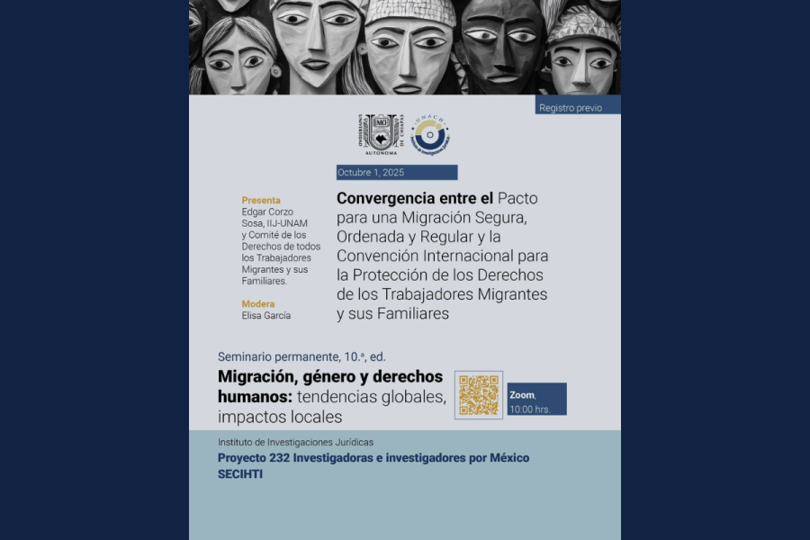 Analizará Seminario Permanente sobre Migración de la UNACH marco jurídico internacional