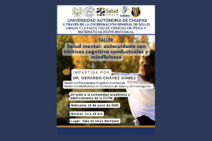 Benemérita UNACH organiza taller sobre salud mental con técnicas de autocuidado
