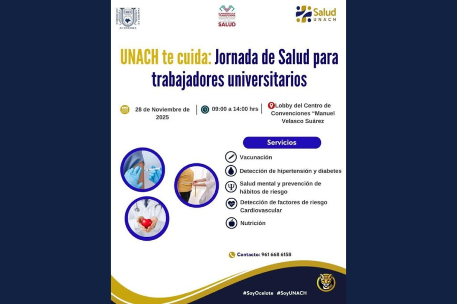 Realizan Jornada de Salud para trabajadores universitarios