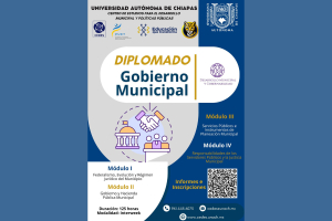 Abren inscripciones para Diplomado Virtual en Gobierno Municipal