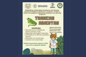 Invita UNACH a Vivir la Experiencia “Trancas Abiertas” en la Facultad de Medicina Veterinaria y Zootecnia