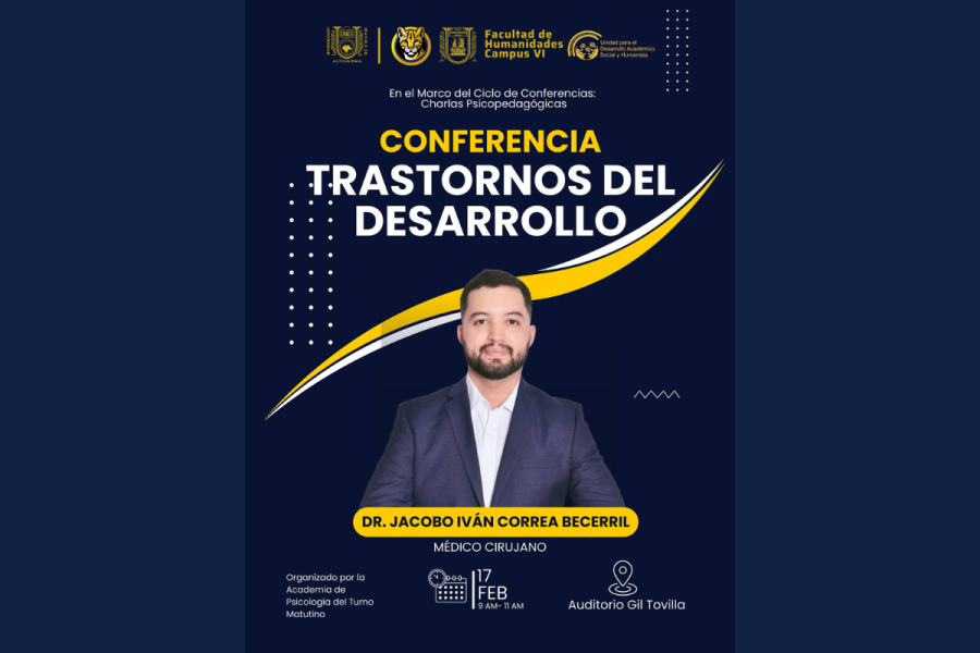 La Facultad de Humanidades invita a conferencia sobre Trastornos del Desarrollo