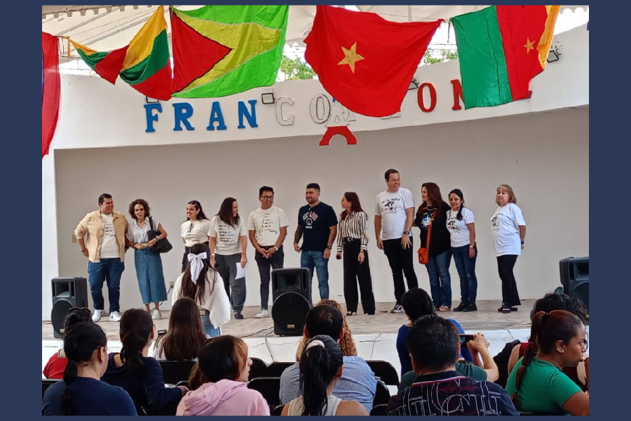Exitosa celebración de la Francofonía en la UNACH transporta a la riqueza cultural francófona