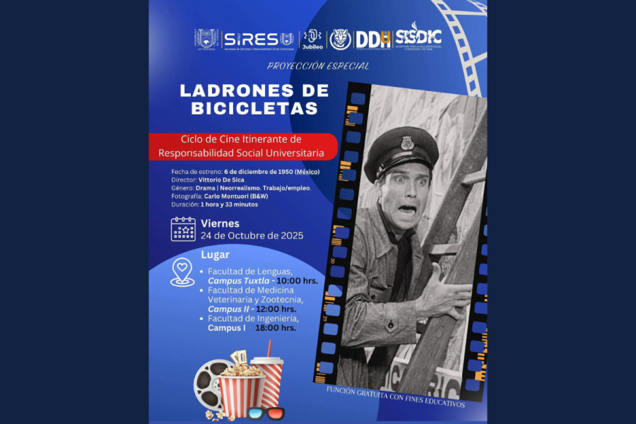 Impulsa la reflexión social a través del séptimo arte con la proyección de Ladrón de bicicletas