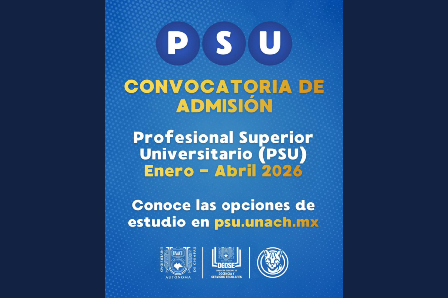 Ofrece UNACH programa de Profesional Superior Universitario en línea con beca del 75%