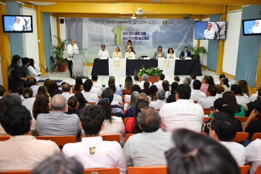 Presenta Facultad de Humanidades logros académicos en Primer Informe de su directora Danae Estrada Soto