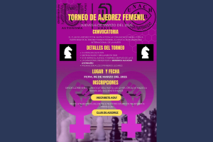 Primer Torneo de Ajedrez Femenil en la FCFM: Celebrando el Día Internacional de la Mujer