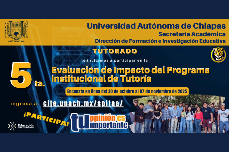 Convocan a estudiantes seleccionados a evaluar Programa Institucional de Tutorías