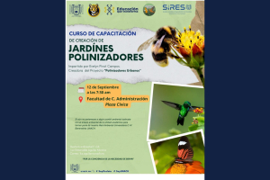 Invita Benemérita Universidad Autónoma de Chiapas a su comunidad universitaria al ‘Taller de Jardines Polinizadores’