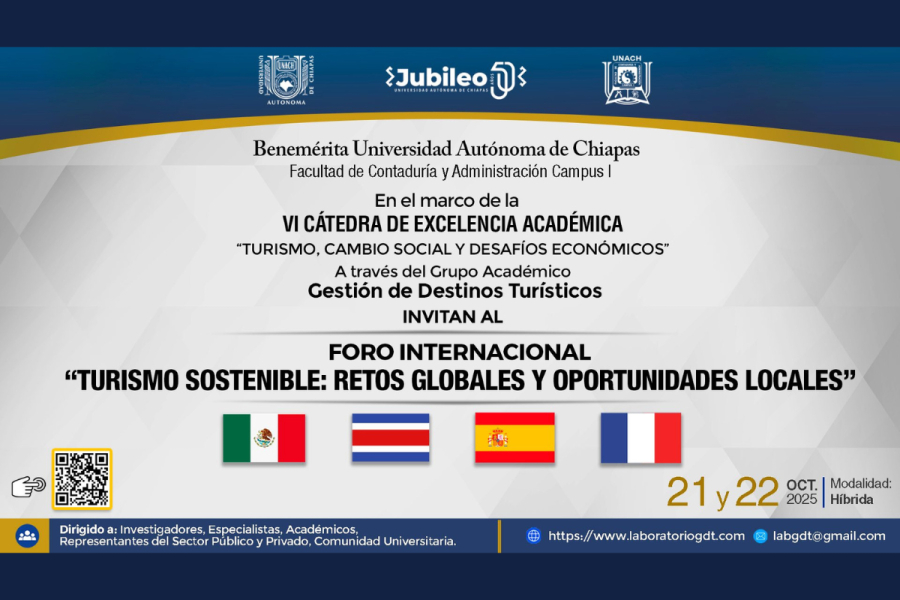 Foro Internacional Turismo Sostenible: Retos Globales y Oportunidades Locales