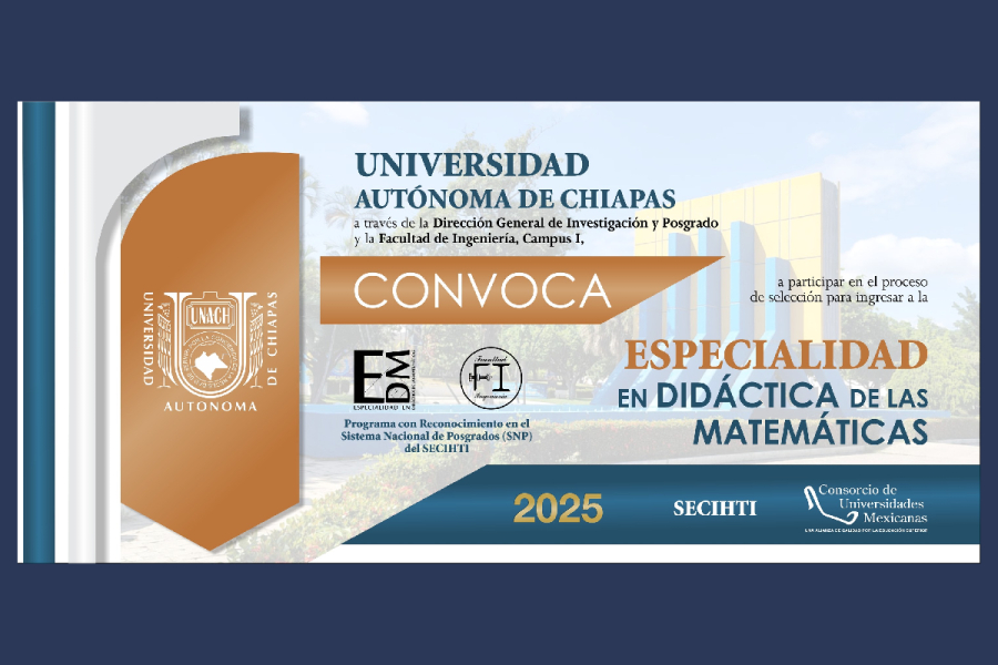 UNACH ofrece Especialidad en Didáctica de las Matemáticas para fortalecer la enseñanza