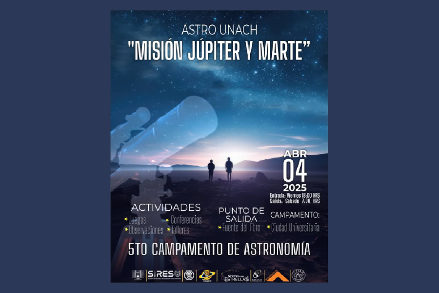 UNACH prepara su 5º Campamento de Astronomía para exploración del cosmos