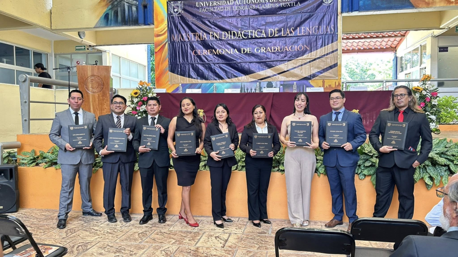 Egresan de la Décima Promoción de la Maestría en Didáctica de las Lenguas