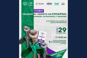 Realizará UNACH foro sobre acceso al aborto seguro en Chiapas