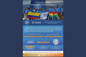 UNACH convoca a estudiantes para intercambios académicos internacionales