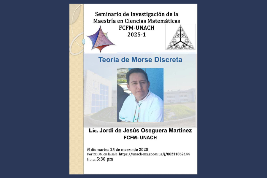 FCFM organiza Seminario de Investigación en Ciencias Matemáticas