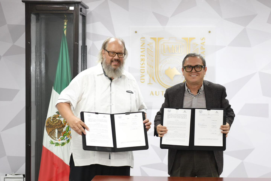 Firma UNACH convenio con universidad estadounidense para diplomado en protección internacional de refugiados