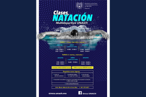 Invitan a la comunidad a inscribirse en las clases de natación en el Multideportivo