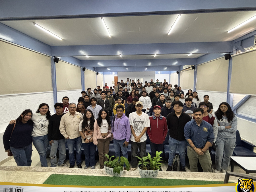 Analizan actualización del escudo de Chiapas en foro estudiantil de identidad y simbolismo estatal