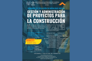 Facultad de Arquitectura lanza seminario virtual de titulación en gestión de proyectos