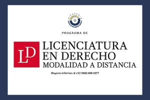 UNACH abre convocatoria para Licenciatura en Derecho no escolarizada