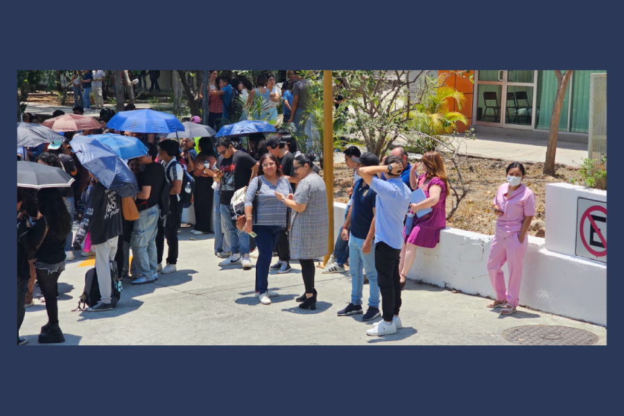 Simulacro de sismo moviliza a la comunidad universitaria de la UNACH