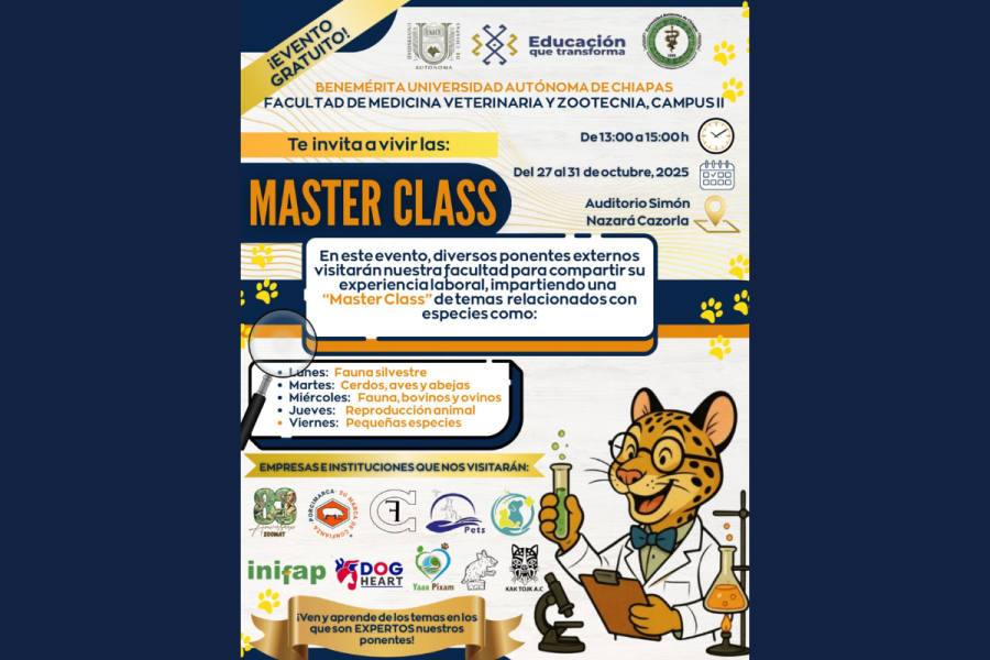 Fomenta UNACH  la actualización profesional en ciencias veterinarias