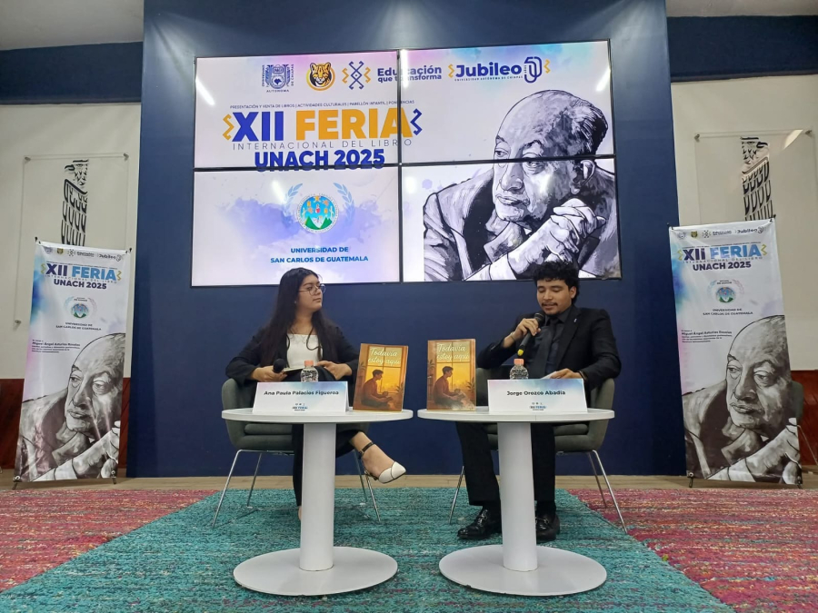 Presentaron libro Ahora estoy aquí en la FIL UNACH 2025 sede Comitán en C-VIII