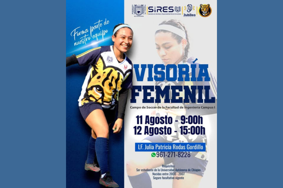 Convocan a visoría femenil  para integrar su equipo representativo de Fútbol